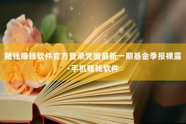 赌钱赚钱软件官方登录凭据最新一期基金季报裸露-手机赌钱软件