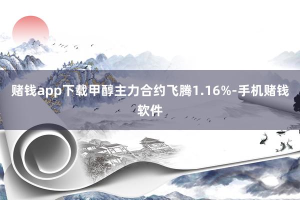 赌钱app下载甲醇主力合约飞腾1.16%-手机赌钱软件