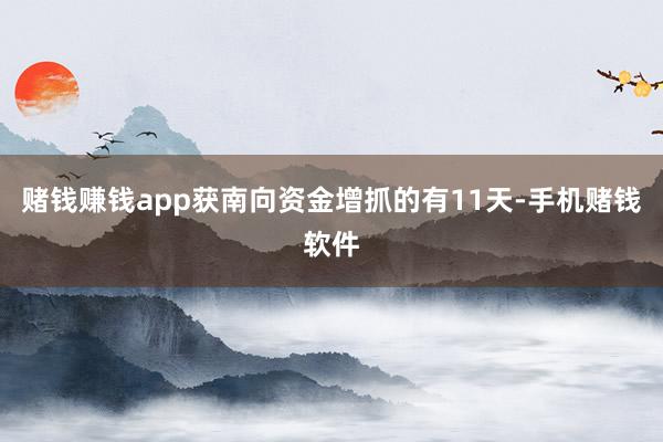 赌钱赚钱app获南向资金增抓的有11天-手机赌钱软件