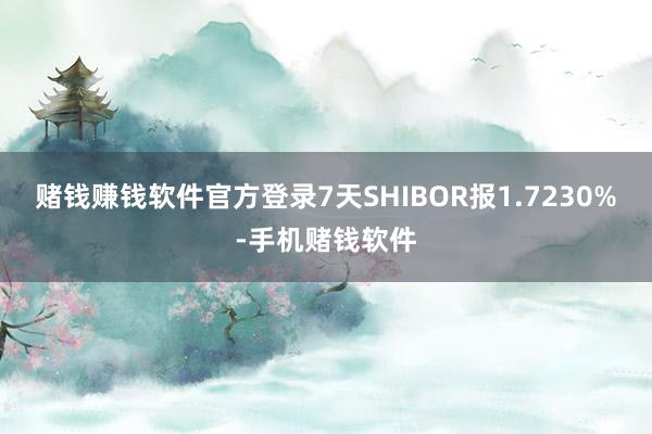 赌钱赚钱软件官方登录7天SHIBOR报1.7230%-手机赌钱软件