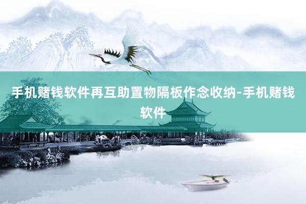 手机赌钱软件再互助置物隔板作念收纳-手机赌钱软件