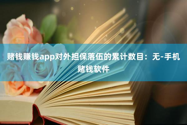 赌钱赚钱app对外担保落伍的累计数目：无-手机赌钱软件