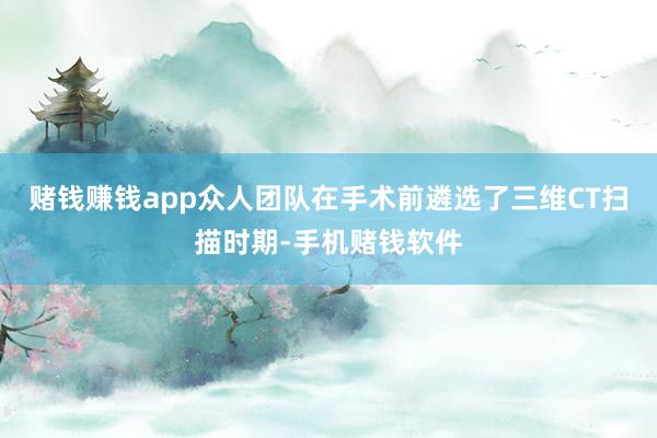 赌钱赚钱app众人团队在手术前遴选了三维CT扫描时期-手机赌钱软件