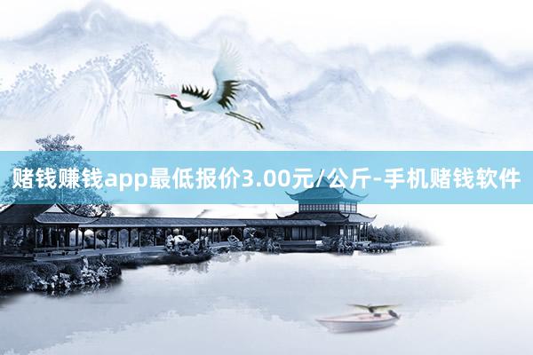 赌钱赚钱app最低报价3.00元/公斤-手机赌钱软件