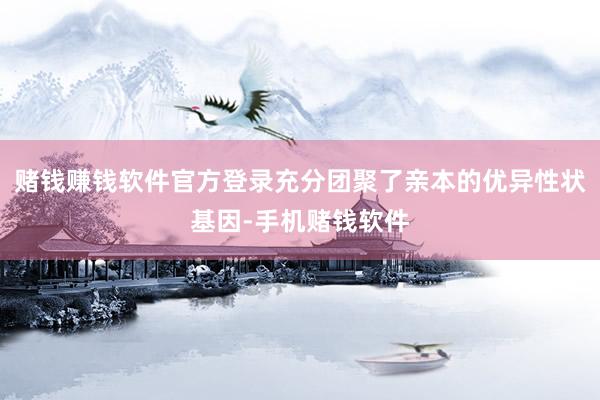 赌钱赚钱软件官方登录充分团聚了亲本的优异性状基因-手机赌钱软件