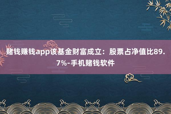 赌钱赚钱app该基金财富成立：股票占净值比89.7%-手机赌钱软件