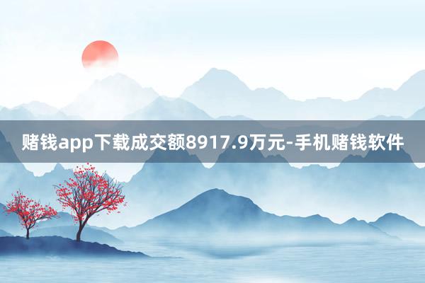 赌钱app下载成交额8917.9万元-手机赌钱软件