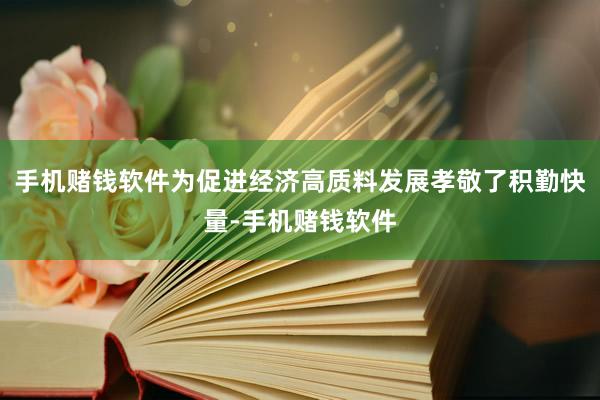 手机赌钱软件为促进经济高质料发展孝敬了积勤快量-手机赌钱软件