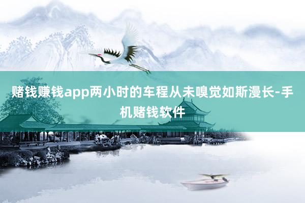 赌钱赚钱app两小时的车程从未嗅觉如斯漫长-手机赌钱软件