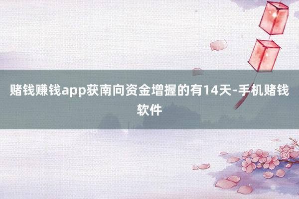 赌钱赚钱app获南向资金增握的有14天-手机赌钱软件