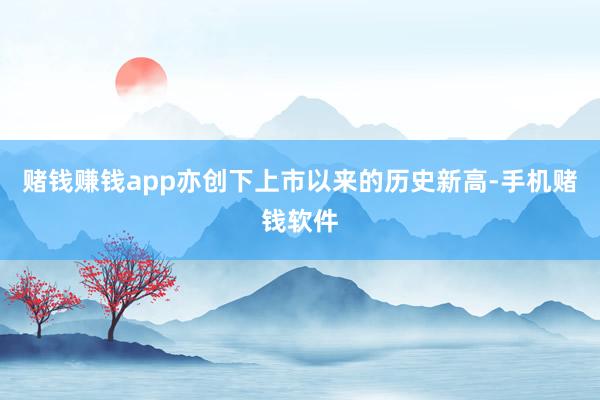 赌钱赚钱app亦创下上市以来的历史新高-手机赌钱软件