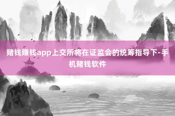 赌钱赚钱app上交所将在证监会的统筹指导下-手机赌钱软件